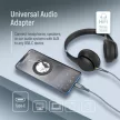 COLORWAY Adapter USB-C - 3.5 mm Mini-Jack, 1.2 m, Szürke (CW-CBPDJ071-G)