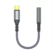 COLORWAY Adapter USB-C - 3.5 mm Female Audio, 14 cm, Szürke (CW-AD-CJ)