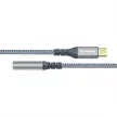 COLORWAY Adapter USB-C - 3.5 mm Female Audio, 14 cm, Szürke (CW-AD-CJ)