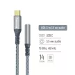 COLORWAY Adapter USB-C - 3.5 mm Female Audio, 14 cm, Szürke (CW-AD-CJ)