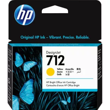   HP Nr.712 (3ED69A) eredeti sárga TINTAPATRON / INK CARTRIDGE, 29ml