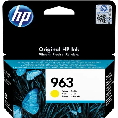 HP Nr.963 (3JA25AE) eredeti sárga TINTAPATRON / INK CARTRIDGE, ~700  oldal ( HP963 )