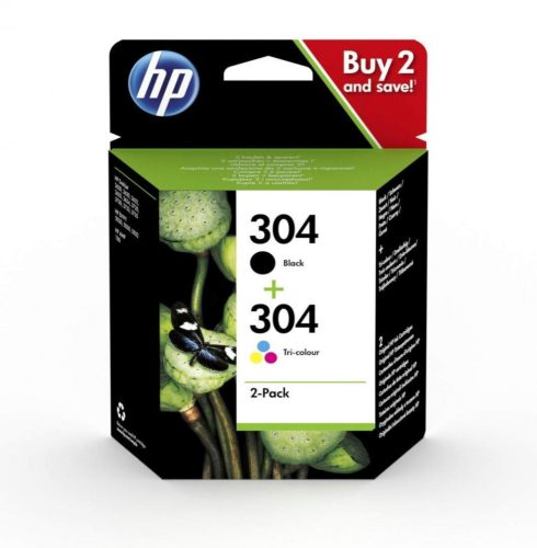 HP Nr.304 eredeti tintapatron multipakk (1db fekete + 1 db színes patron) 3JB05AE