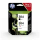 HP Nr.304 eredeti TINTAPATRON / INK CARTRIDGE multipakk (1db fekete + 1 db színes patron) 3JB05AE