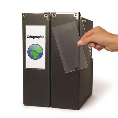 Címketartó zseb, 55x150 mm, öntapadó, 3L, 6 db/csomag