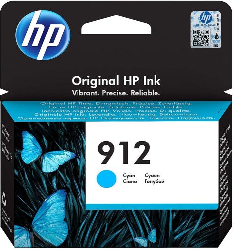 HP Nr.912 (3YL77) eredeti cián tintapatron, ~315 oldal
