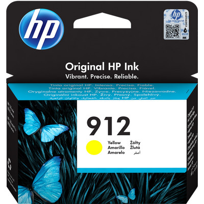 HP Nr.912 (3YL79) eredeti sárga TINTAPATRON / INK CARTRIDGE, ~315 oldal