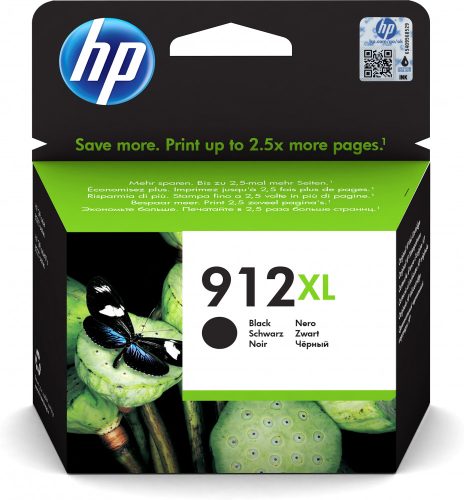 HP Nr.912XL (3YL84) eredeti fekete tintapatron, ~825 oldal