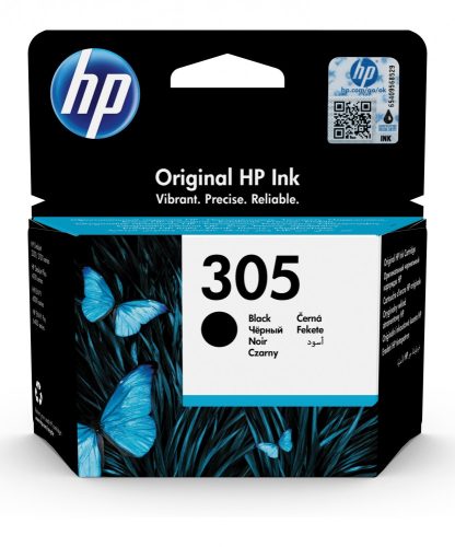 HP Nr.305 (3YM61AE) eredeti fekete tintapatron, ~120 oldal / HP305
