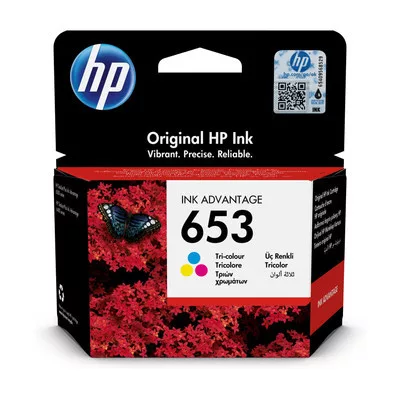 HP Nr.653 (3YM74AE) eredeti színes TINTAPATRON / INK CARTRIDGE, ~200 oldal ( hp653 ) ► Legális! ◄