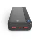 Nedis PBKPD20W225BK powerbank hordozható külső akkumulátor, power bank 20 000mAh, 1,5 / 1,67 / 2,0 / 2,22 / 3,0 A