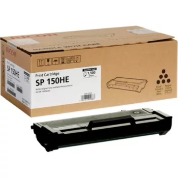 Ricoh SP150HE fekete eredeti toner, ~1500 oldal (408010)