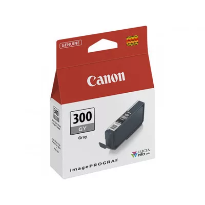 Canon PFI-300 EREDETI TINTAPATRON / INK CARTRIDGE - SZÜRKE (GREY) 14,4ml