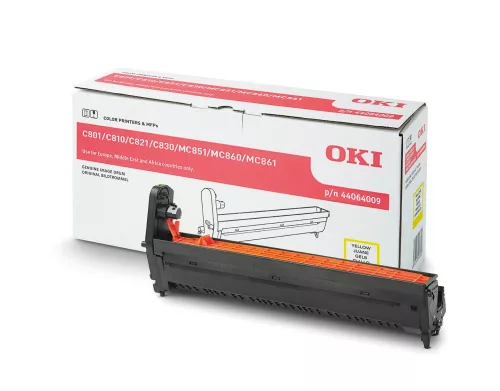 OKI C810/821,MC860 sárga eredeti dobegység (eredeti drum) 20K (44064009~20000 oldal