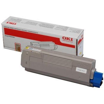 OKI C610 sárga eredeti toner (44315305) ( ≈6000 oldal)