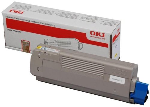 OKI C610 sárga eredeti toner (44315305) ( ≈6000 oldal)