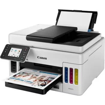   CANON MAXIFY GX6040 SZÍNES KÜLSŐ TINTATARTÁLYOS MULTIFUNKCIÓS NYOMTATÓ 4470C009AA►(Színes, Tintasugaras, A4-es, kétoldalas nyomtatás, multifunkciós, ADF,  Hálózatos,)