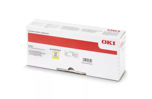 OKI C712 sárga eredeti toner 11,5K (46507613) (≈11500 oldal)