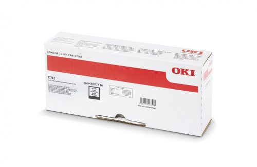 OKI C712 fekete eredeti toner 11K (46507616) (≈11000 oldal)
