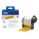 Eredeti Brother DK-22606 folytonos filmszalag – Sárga alapon fekete , 62mm széles