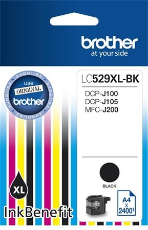 Brother LC529XL fekete eredeti tintapatron (2400 oldal)