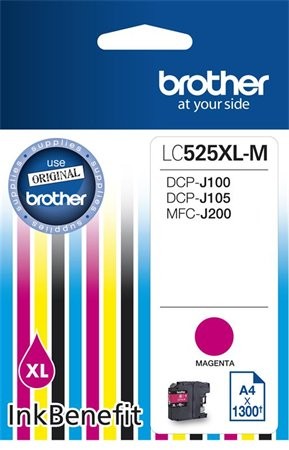 Brother LC525XL magenta eredeti tintapatron (1300 oldal)