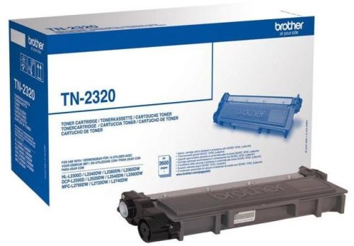 Brother TN-2320 eredeti fekete toner (≈2600 oldal)