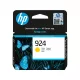 HP 4K0U5NE EREDETI TINTAPATRON YELLOW , 400 OLDAL NO.924  (hp924)