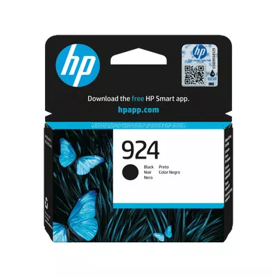 HP 4K0U6NE EREDETI TINTAPATRON FEKETE / BLACK 500 OLDAL KAPACITÁS NO.924 (HP924)
