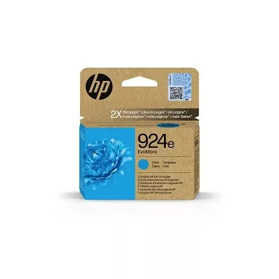 HP No.924e EREDETI Tintapatron Cián 800 oldal kapacitás 4K0U8NE EvoMore  ( HP924e )