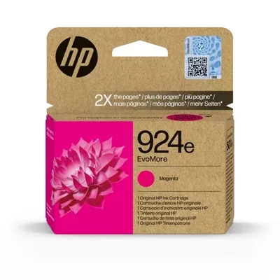 HP No.924e EREDETI Tintapatron Magenta 800 oldal kapacitás 4K0U8NE EvoMore  ( HP924e )