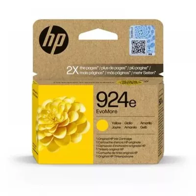 HP No.924e EREDETI Tintapatron Sárga 800 oldal kapacitás 4K0U9NE EvoMore  ( HP924e )