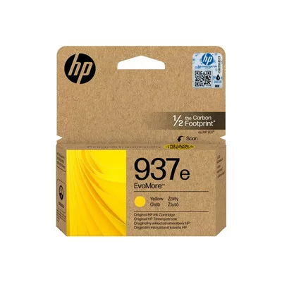HP No.937e eredeti SÁRGA / YELLOW Tintapatron  ≈1.650 oldal kapacitás 4S6W8NE  EvoMore  ( HP937e )