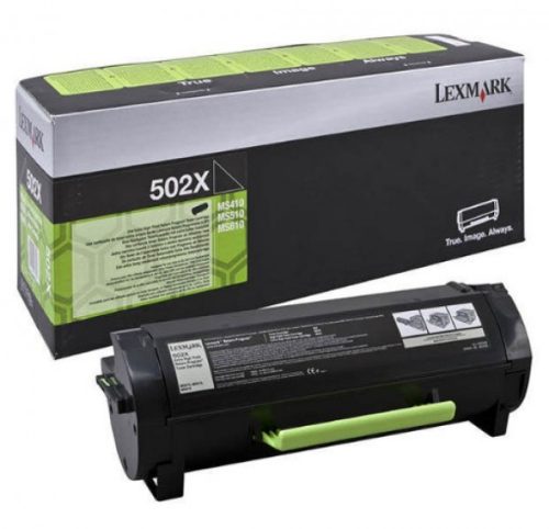 Lexmark MS410/415/510/610 fekete eredeti toner, High Return (~10000 oldal) 50F2X00