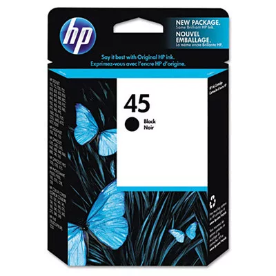 HP Nr.45 (51645AE) eredeti fekete TINTAPATRON / INK CARTRIDGE, ~930 oldal