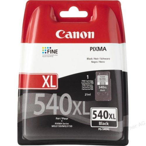 Canon PG-540XL eredeti fekete tintapatron (BS5222B005AA)
