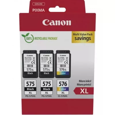 Canon ►EREDETI 2DB ►PG-575XL  (2x15 ml) + 1DB ►CL-576XL (1x13 ml) MultipaKK (pg575, cl576)