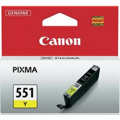 CANON® CLI-551 EREDETI TINTAPATRON SÁRGA / YELLOW 7 ml (≈ 300 oldal) ( 6511B001 ) ► Legális! ◄