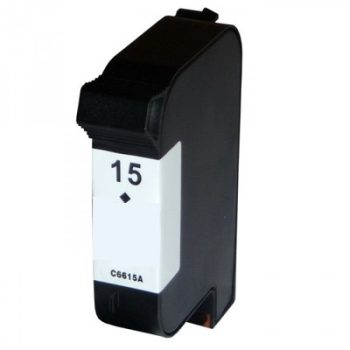   HP -hez Nr.15 (C6615D) utángyártott fekete TINTAPATRON / INK CARTRIDGE, ~900 oldal