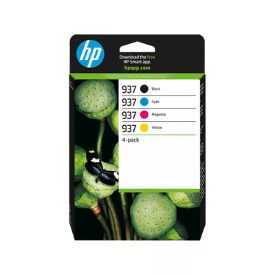 HP  No.937 EREDETI TINTAPATRON multipakk  FEKETE / BLACK+CIÁN / CYAN+MAGENTA+SÁRGA / YELLOW (HP937) 6C400NE