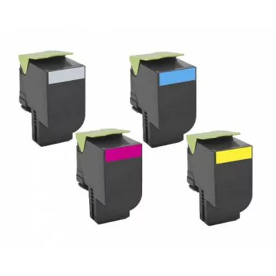 LEXMARK -hoz CS317 UTÁNGYÁRTOTT TONER CIÁN / CYAN 2.300 oldal kapacitás IK (New Build)