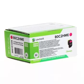   Lexmark CX410/510 High Corporate Toner Magenta 3K (Eredeti) 80C2HME ► Legális! ◄