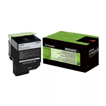   Lexmark CX510K eredeti fekete tonerkazetta (80C2XKE), ~8000 oldal ► Legális! ◄
