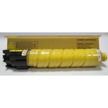   Ricoh -hoz SPC430/C431 (821095) sárga utángyártott toner (~24000 oldalas)