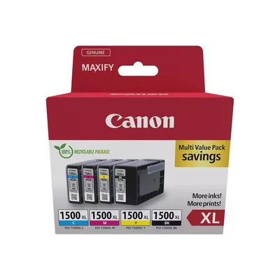 Canon PGI-1500XL EREDETI Tintapatron Multipakk 1x34,7 ml + 3x12 ml (Multipack)