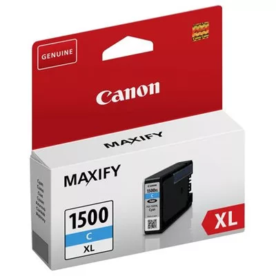 CANON® PGI-1500C XL cián EREDETI TINTAPATRON, ~900 oldal ( pgi1500xl ) ( 9193B001 ) ► Legális! ◄