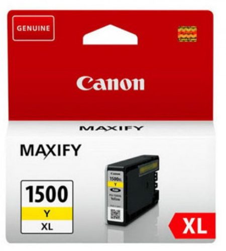 CANON® PGI-1500Y XL sárga EREDETI TINTAPATRON, ~900 oldal ( pgi1500xl ) ( 9195B001 )