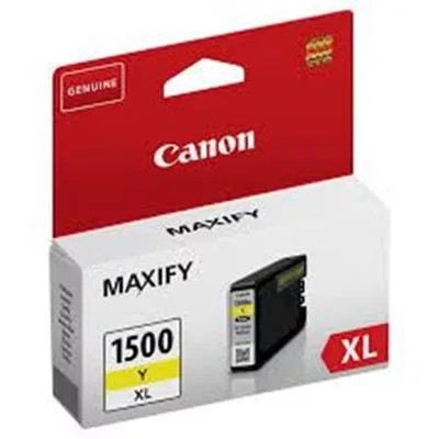 CANON® PGI-1500Y XL sárga EREDETI TINTAPATRON, ~900 oldal ( pgi1500xl ) ( 9195B001 ) ► Legális! ◄
