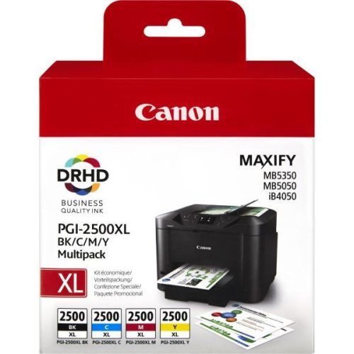 Canon® PGI-2500BCMY XL eredeti tintapatron multipakk (BS9254B004AA)