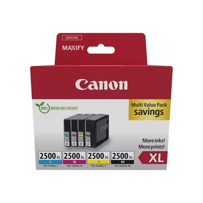 Canon PGI-2500XL EREDETI Tintapatron Multipack 1x70,9 ml + 3x19,3 ml